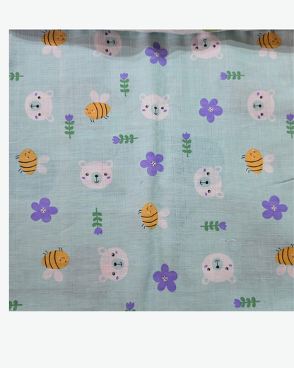 Girls Honeybee Print Cotton Coord Set
