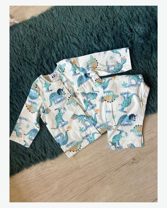 Round neck Dino nightsuit