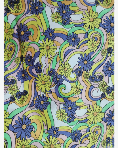 Groovy Daisy Denim Dress 🌈