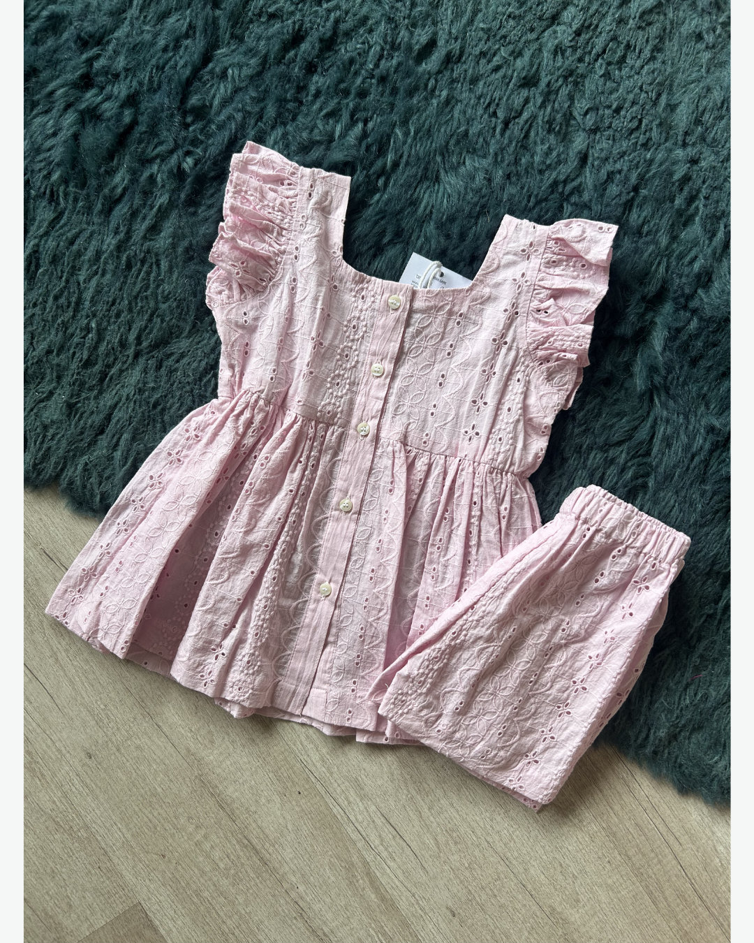 Blush Hakoba Co-ord Set