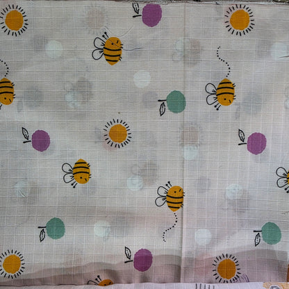 Honeybee Print Kids Outfit Set