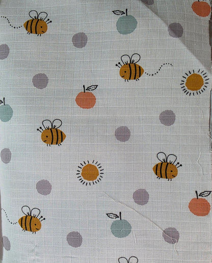 Honeybee Print Kids Outfit Set