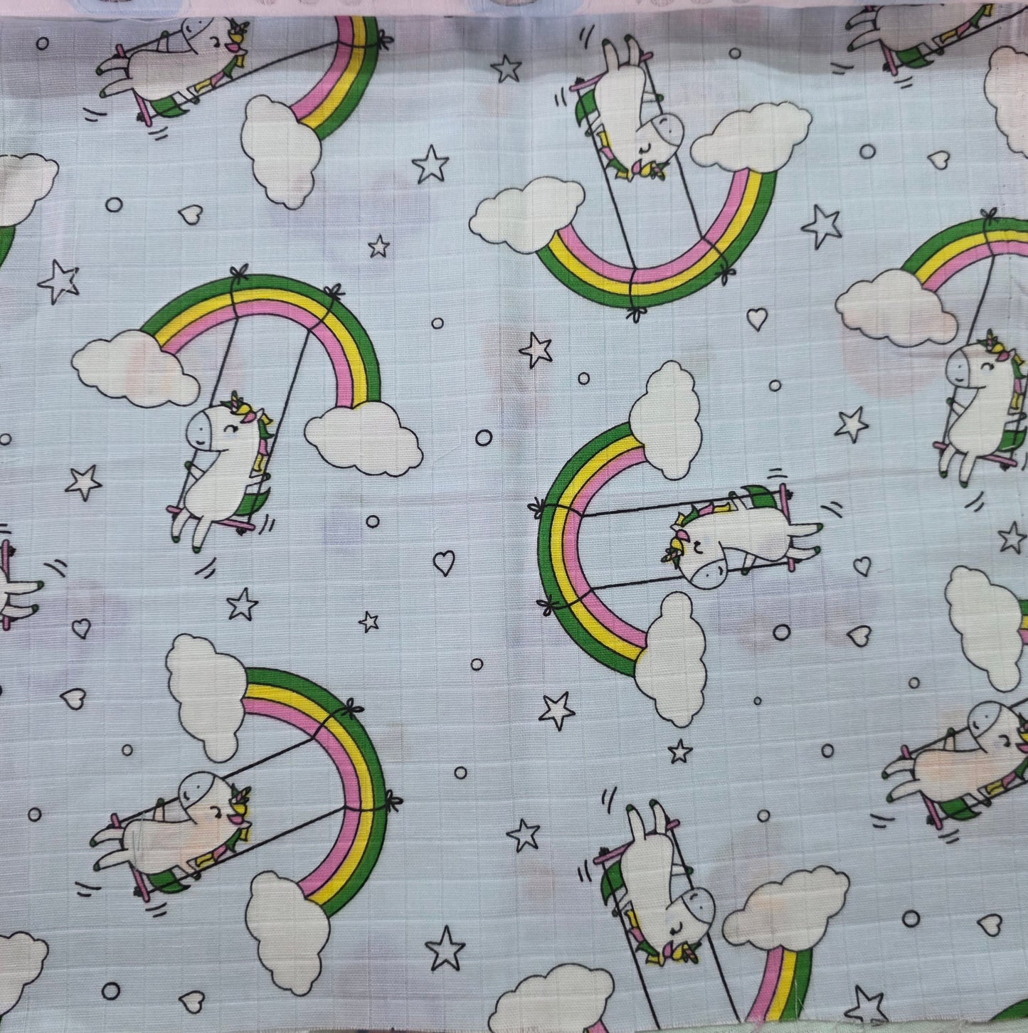 Kids Unicorn Rainbow Cotton Nightsuit