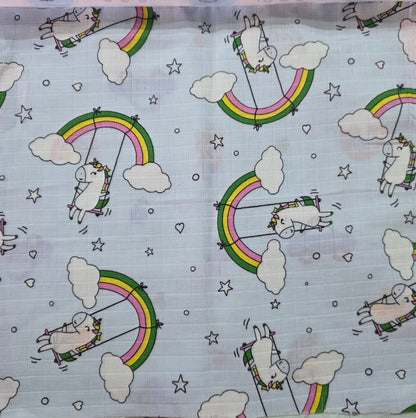 Kids Unicorn Rainbow Cotton Nightsuit