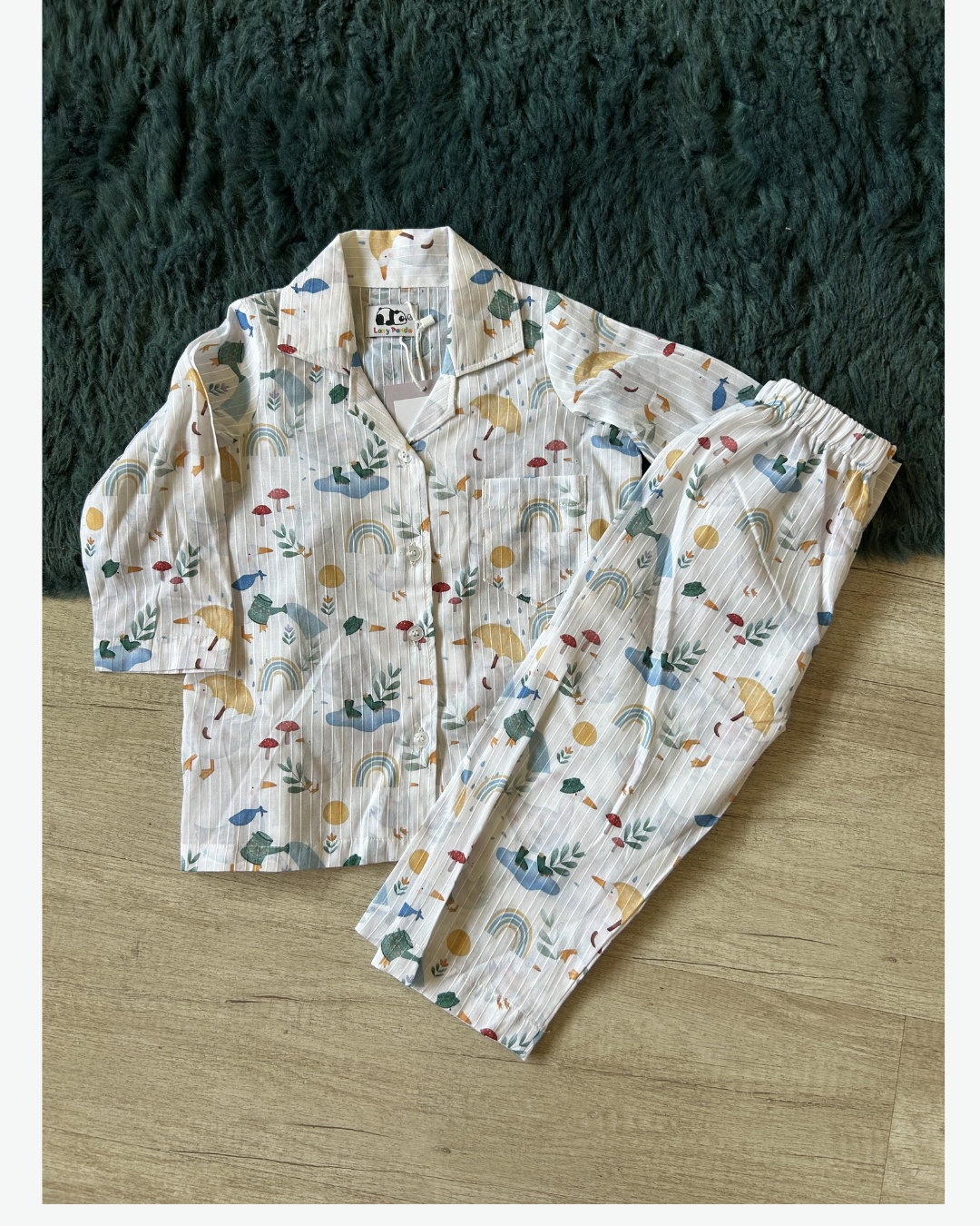 Dreamy Rainbow Nightsuit Set